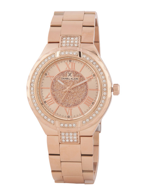 

Daniel Klein Premium Women Rose Gold-Toned Analogue Watch DK.1.12433-2