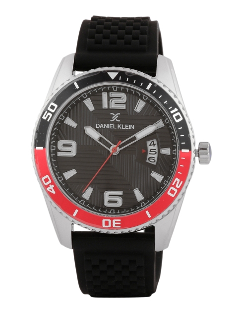 

Daniel Klein Men Black Textured Analogue Watch DK.1.12499-5