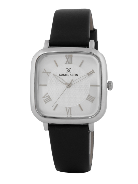 

Daniel Klein Women Silver-Toned Textured Analogue Watch DK.1.12430-1