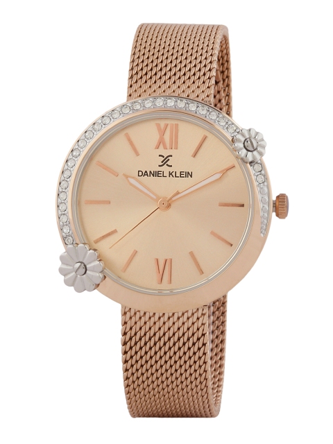 

Daniel Klein Women Rose Gold-Toned Analogue Watch DK.1.12398-5