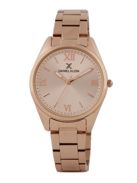 

Daniel Klein Women Rose Gold-Toned Analogue Watch DK.1.12482-3