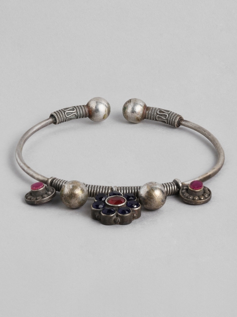 

Anouk Women Oxidised Silver-Plated Cuff Bracelet