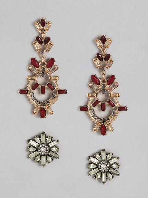 

Anouk Set of 2 Gold-Plated Earrings