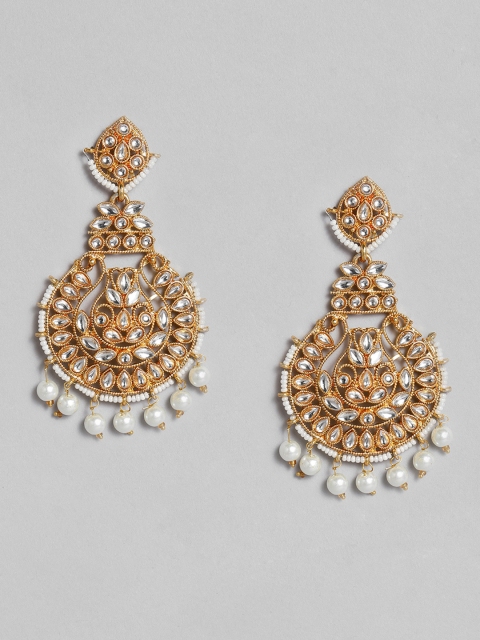

Anouk Gold-Plated & White Classic Drop Earrings