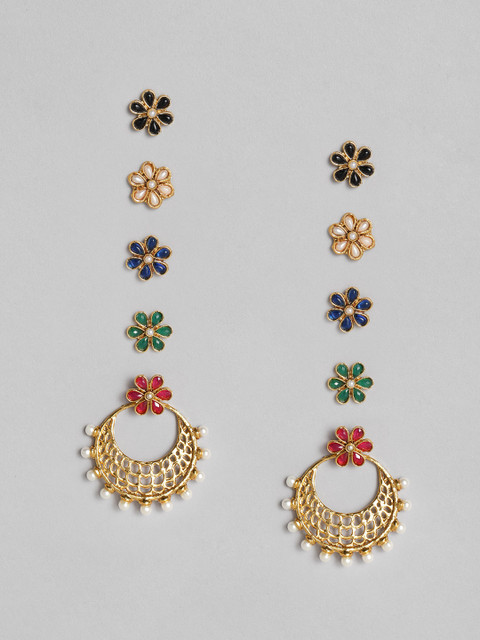 

Anouk Gold-Plated Set of 5 Earrings