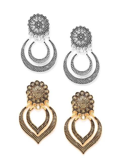 

Anouk Set of 2 Classic Drop Earrings, Gold