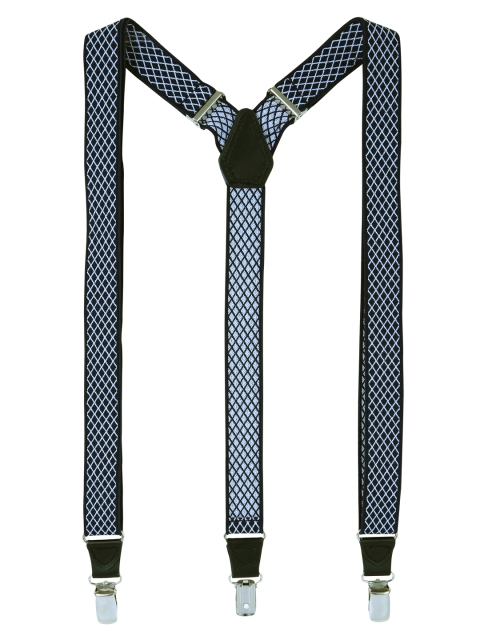 

Alvaro Castagnino Men Blue Checked Suspenders