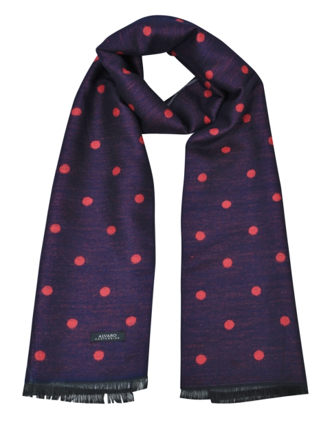 

Alvaro Castagnino Purple & Grey Reversible Muffler