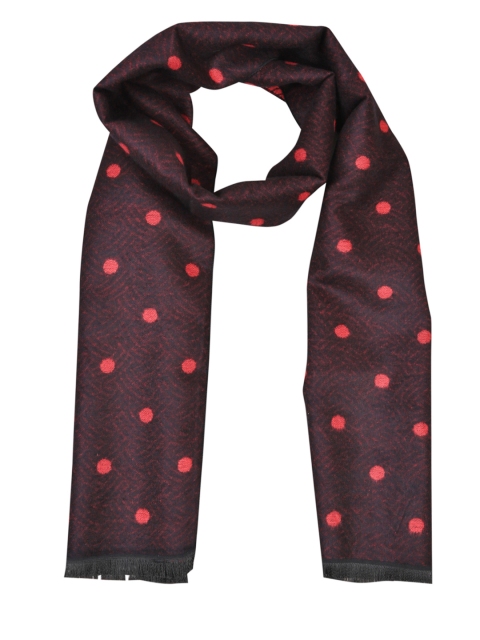 

Alvaro Castagnino Maroon & Red Reversible Muffler