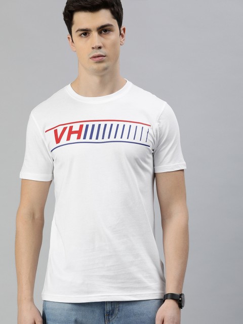 

Van Heusen Sport Men White Printed Round Neck T-shirt