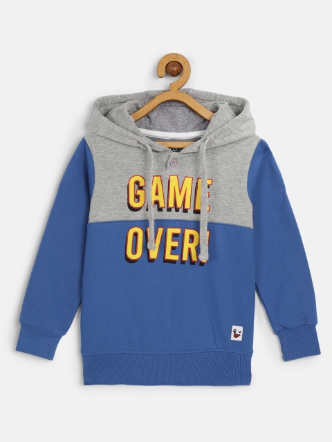 

Miss & Chief Boys Multicoloured Colourblocked Hooded Sweatshirt, Multi