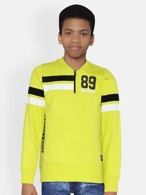 

Killer Boys Lime Green Printed Sweatshirt