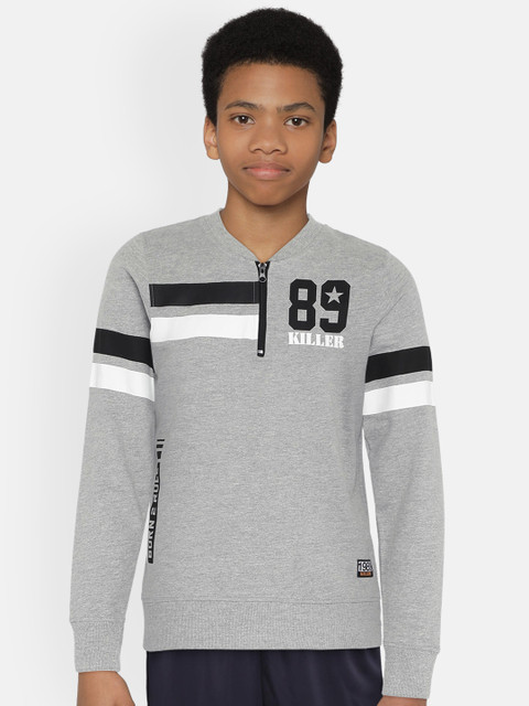 

Killer Boys Grey Printed Sweatshirt