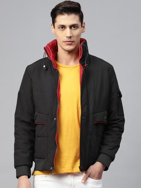 

Fort Collins Men Black Solid Lightweight Padded Jacket