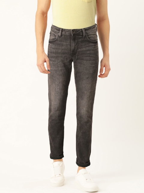

United Colors of Benetton Men Charcoal Grey Skinny Fit Mid-Rise Stretchable Jeans