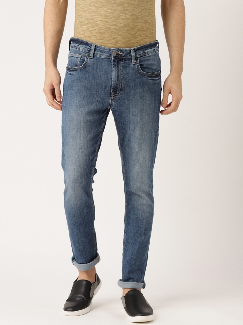 

United Colors of Benetton Men Blue Skinny Fit Mid-Rise Clean Look Jeans