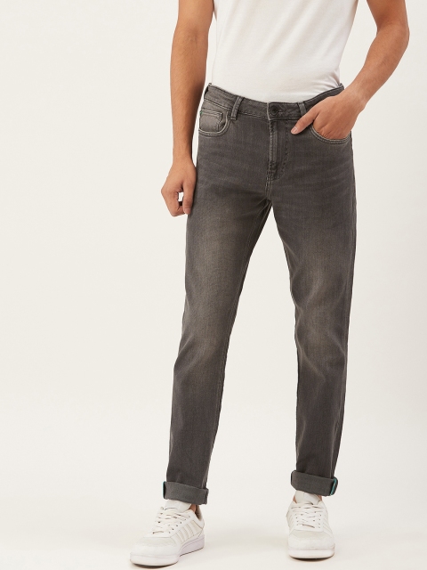 

United Colors of Benetton Men Charcoal Skinny Fit Mid-Rise Clean Look Stretchable Jeans