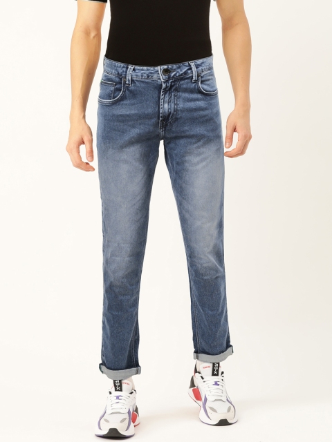 

United Colors of Benetton Men Blue Skinny Fit Mid-Rise Clean Look Stretchable Jeans
