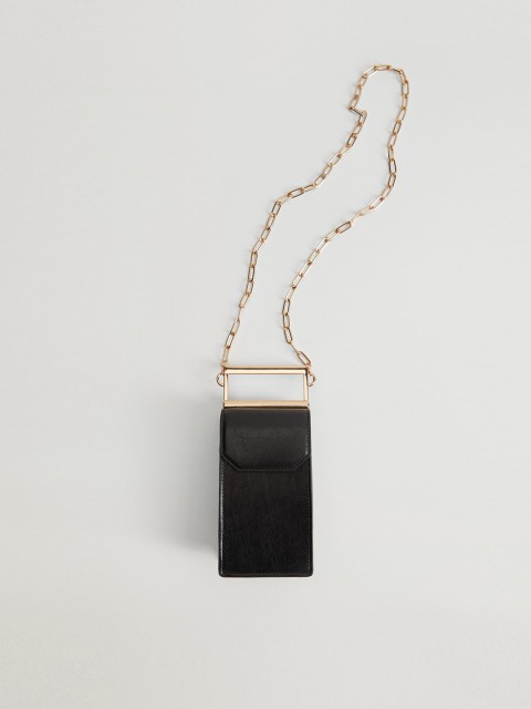 

MANGO Black Solid Sling Bag