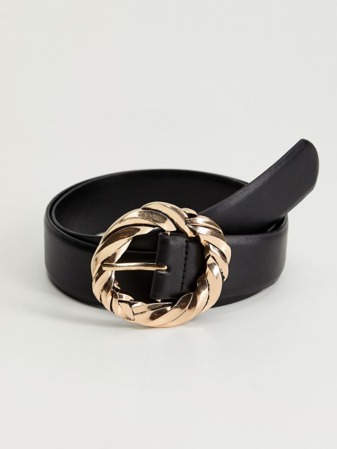 

MANGO Women Black Solid Belt