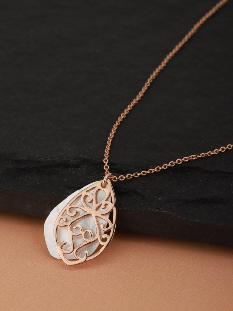 

Carlton London Rose Gold-Plated Necklace