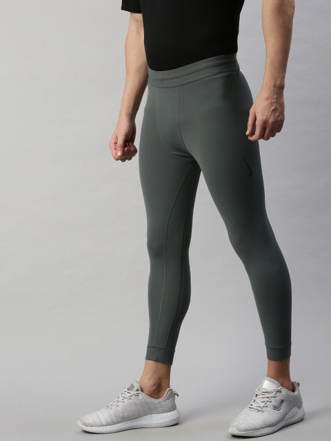 

Nike Men Charcoal Grey Solid Training Tights