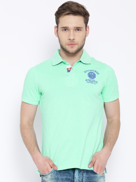 

American Swan Mint Green Polo T-shirt