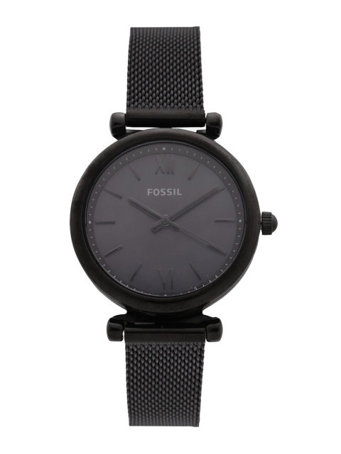 

Fossil Women Black Carlie Mini Analogue Watch ES4613