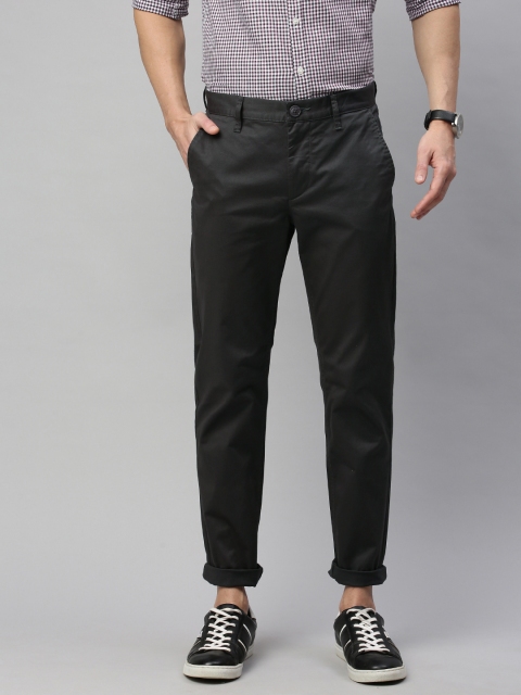

Harvard Men Grey Regular Fit Solid Chinos