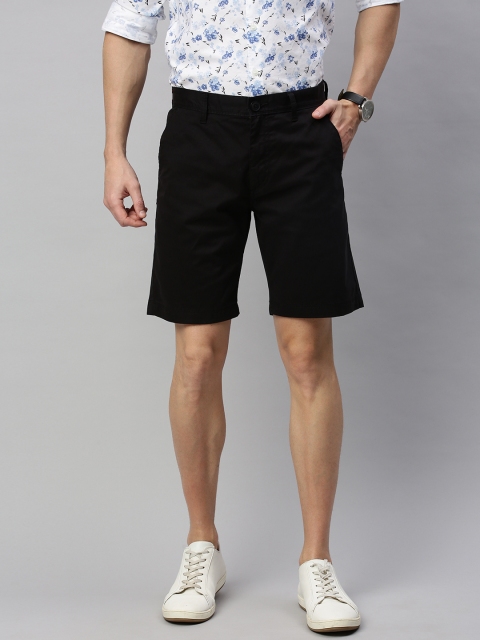 

Harvard Men Black Solid Regular Fit Regular Shorts