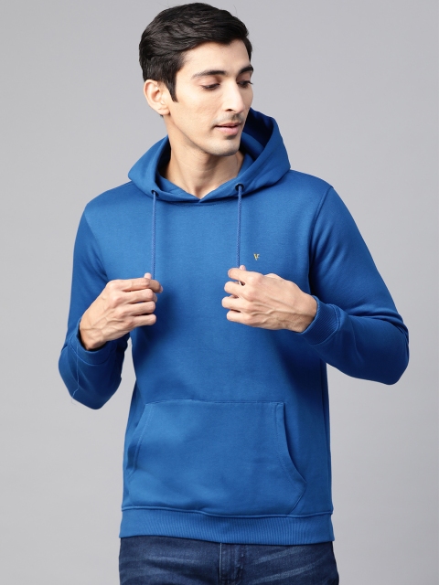 

Van Heusen Sport Men Blue Solid Hooded Sweatshirt