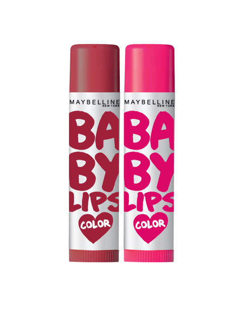 

Maybelline New York Set of 2 Alia Loves Baby Lip Balms - Highline Wine & Manhattan Mauve, Red