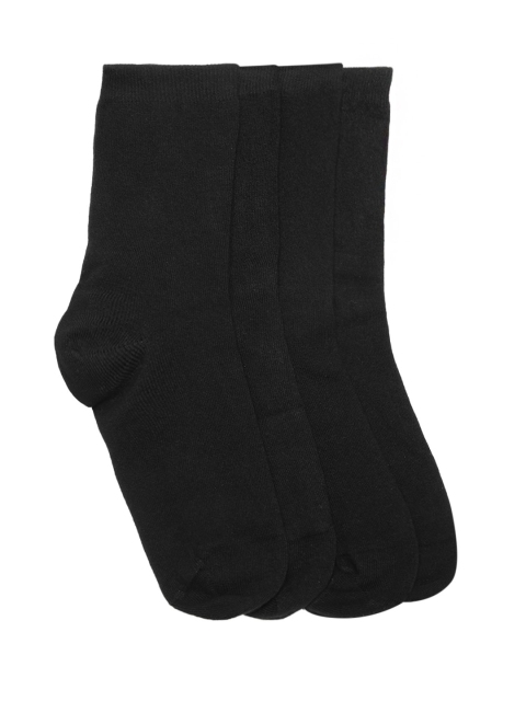 

Marks & Spencer Women Pack of 2 Black Solid Above Ankle Length Socks