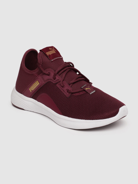 

Puma Women Burgundy Solid SOFTRIDE VITAL Femme Walking Shoes