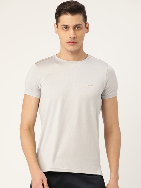 

Sweet Dreams Men Grey Solid Round Neck T-shirt