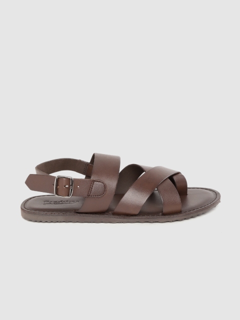 

Roadster Men Coffee Brown One Toe Comfort Sandals