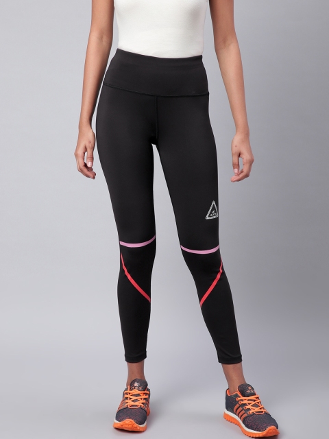 

Alcis Women Black Solid Secure Fit Cropped Training Tights