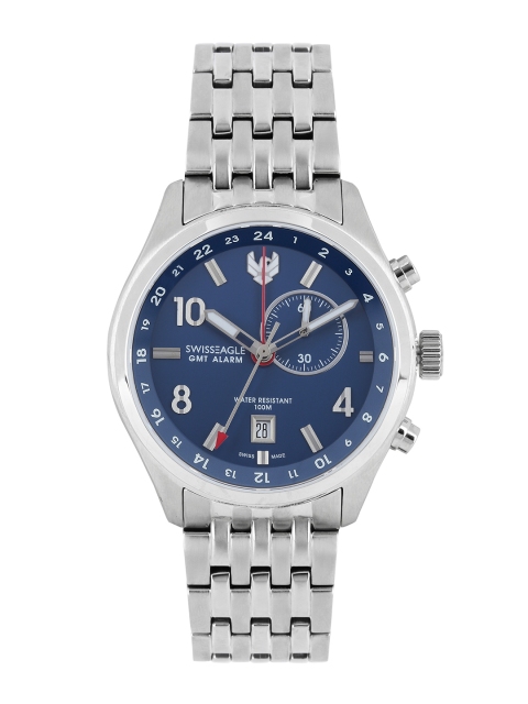 

Swiss Eagle Men Blue Dial Chronograph Watch SE-9060-33