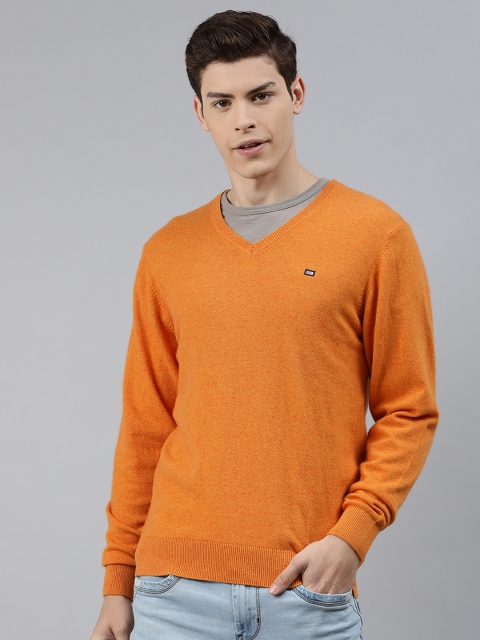

Arrow Sport Men Yellow Solid Pullover Sweater