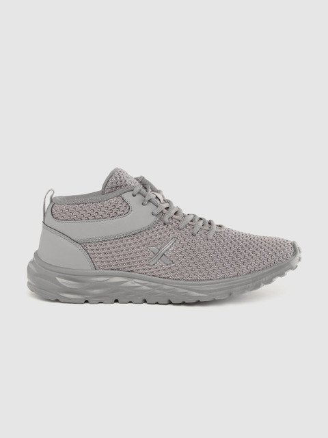 

HRX by Hrithik Roshan Men Charcoal Grey Woven Design Front Runner Shoes