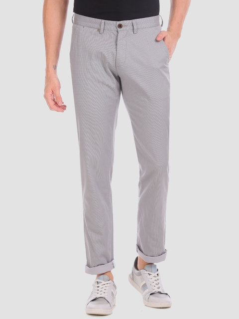 

Arrow Sport Men Grey Slim Fit Trousers