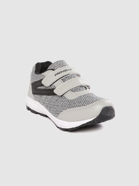 

Provogue Boys Grey & Black Woven Design Sneakers