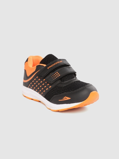 

Provogue Boys Black & Orange Woven Design Sneakers