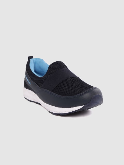 

Provogue Boys Navy Blue Woven Design Slip-On Sneakers