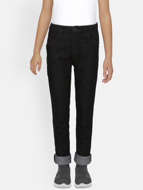 

Gini and Jony Boys Black Regular Fit Mid-Rise Clean Look Jeans