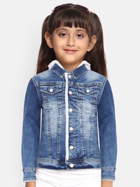 

Gini and Jony Girls Blue Washed Denim Jacket