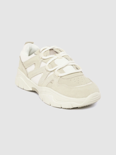 

Marks & Spencer Women Off-White Solid Sneakers