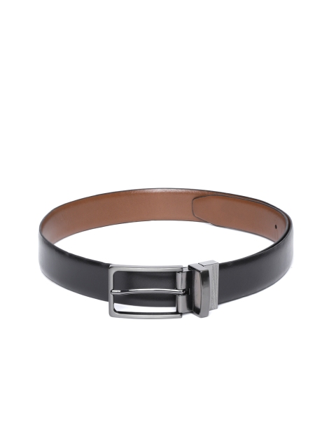 

Marks & Spencer Men Black & Brown Solid Leather Reversible Belt