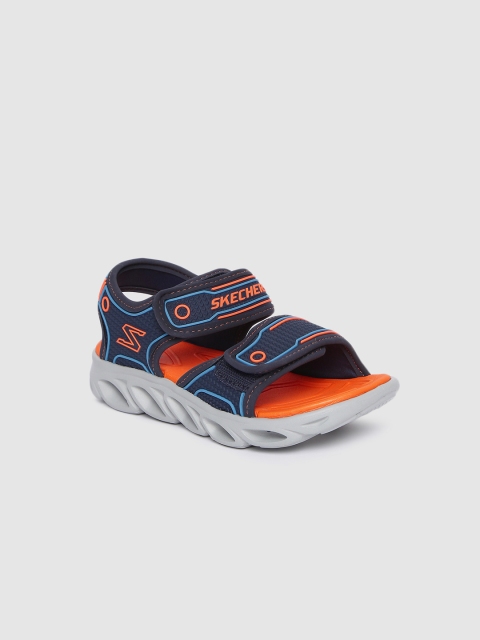 

Skechers Boys Blue HYPNO-SPLASH Sports Sandals, Navy blue