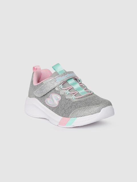 

Skechers Girls Grey Solid DREAMY LITES Sneakers
